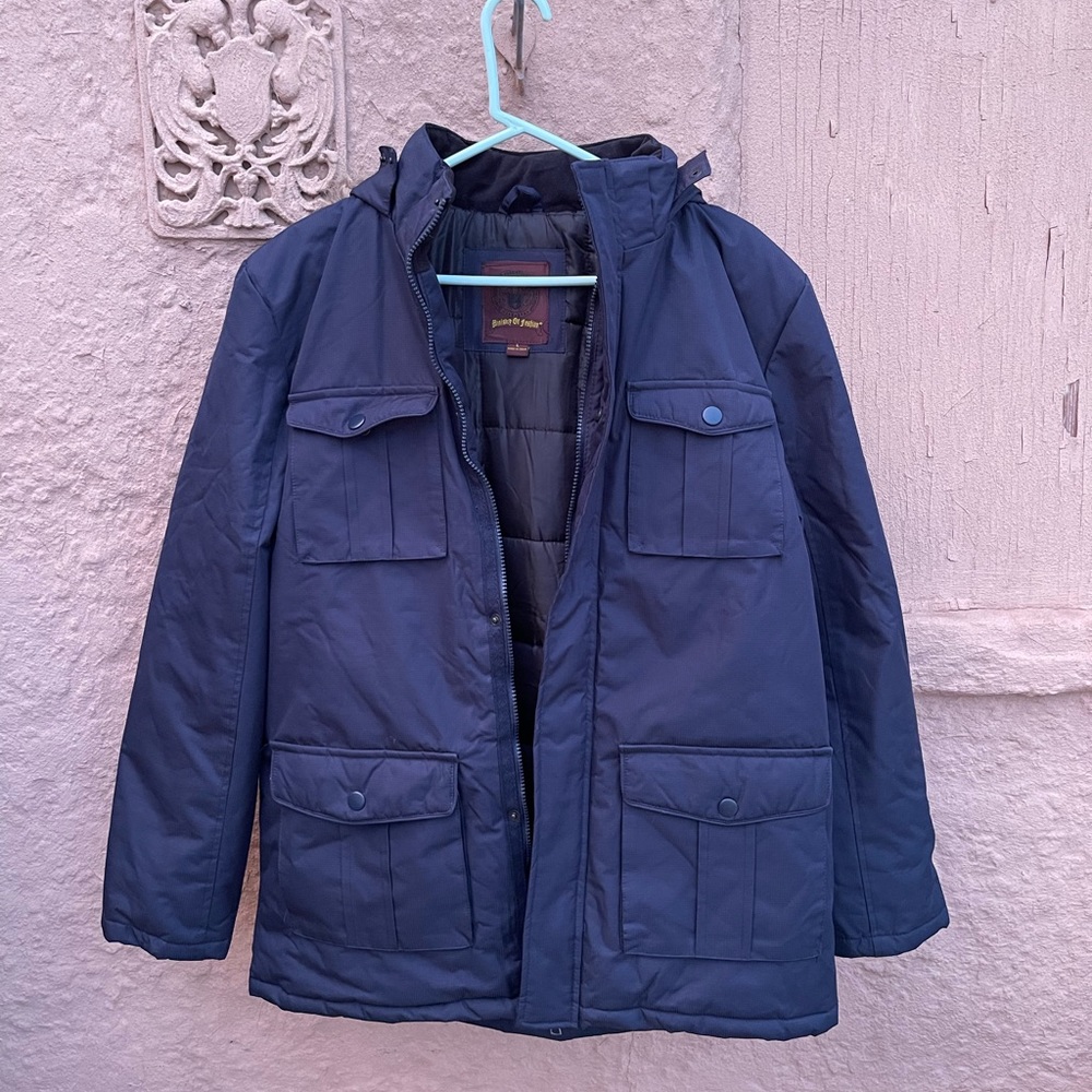 Men’s Navy Blue Winter Coat